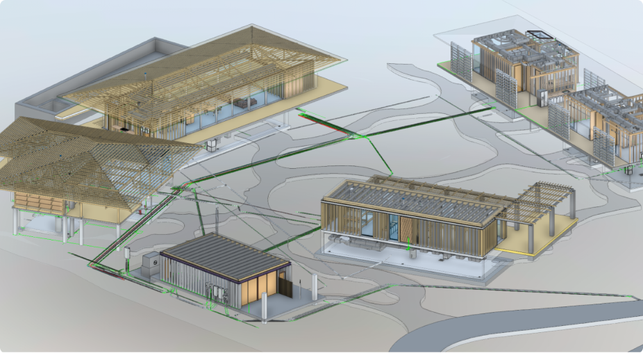 3d model of a residence in hawaii
