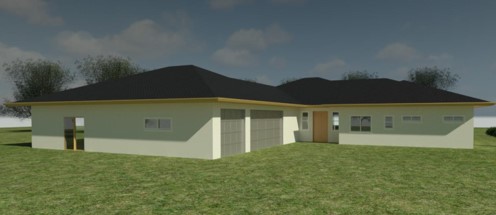 3d model of the house